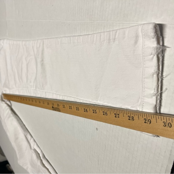 Le Lis Blanc Women's 40 Premium Denim Stretch Skinny White Pants - Picture 7 of 9